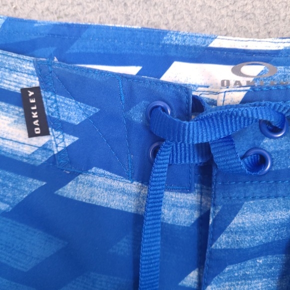 Oakley Boardshorts Mens 31 Blue Swim Trunks‎ Surf - Picture 3 of 14